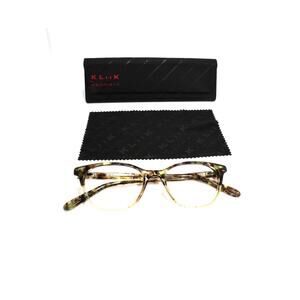 KliiK Denmark 659 S416 Tortoise 47-16-135mm Eyeglasses FRAMES ONLY - VERY GOOD